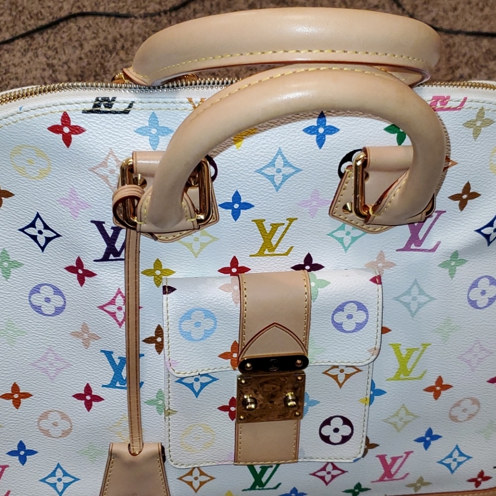 Louis vuitton multicolor white monogram alma - Picture 7 of 15